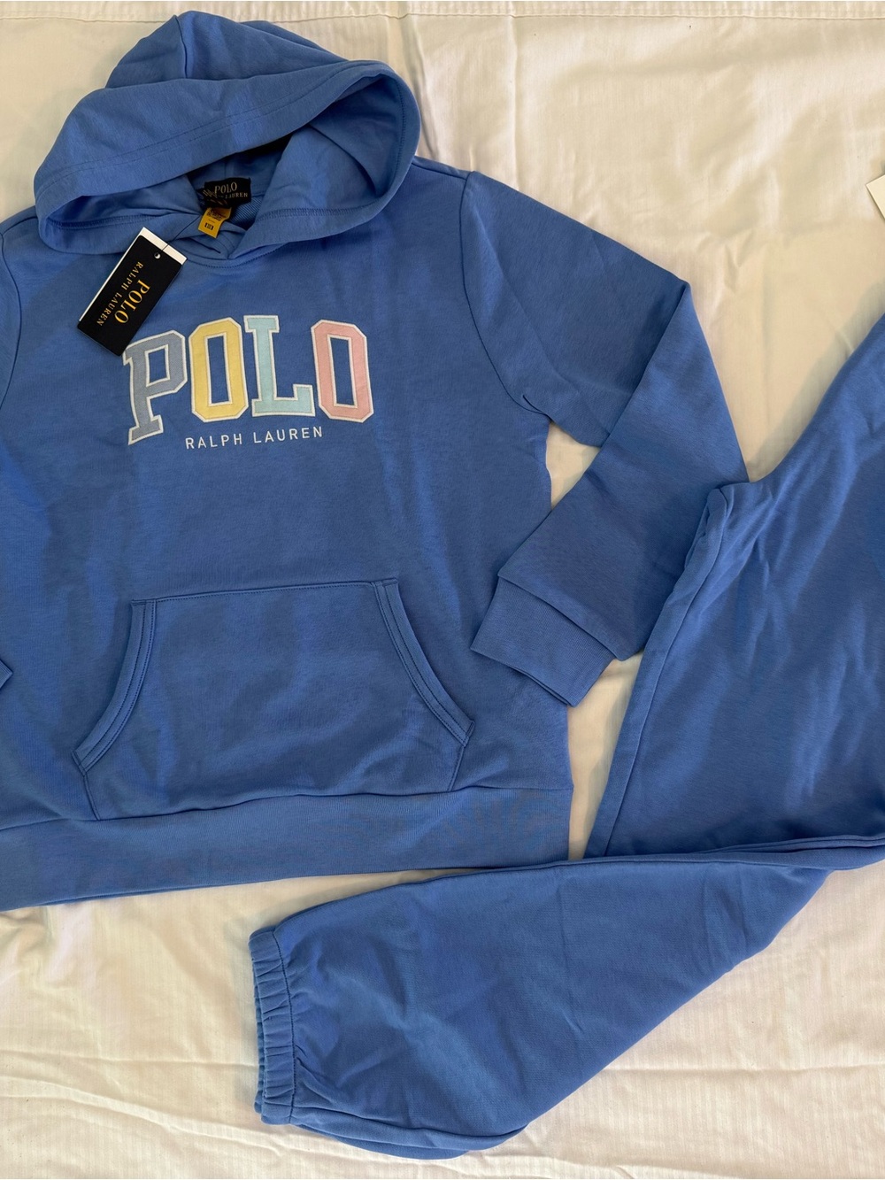 New boys Ralph Lauren polo Sz L 14-16, XL 18-20 Hoodie sweatpants sweatsuit